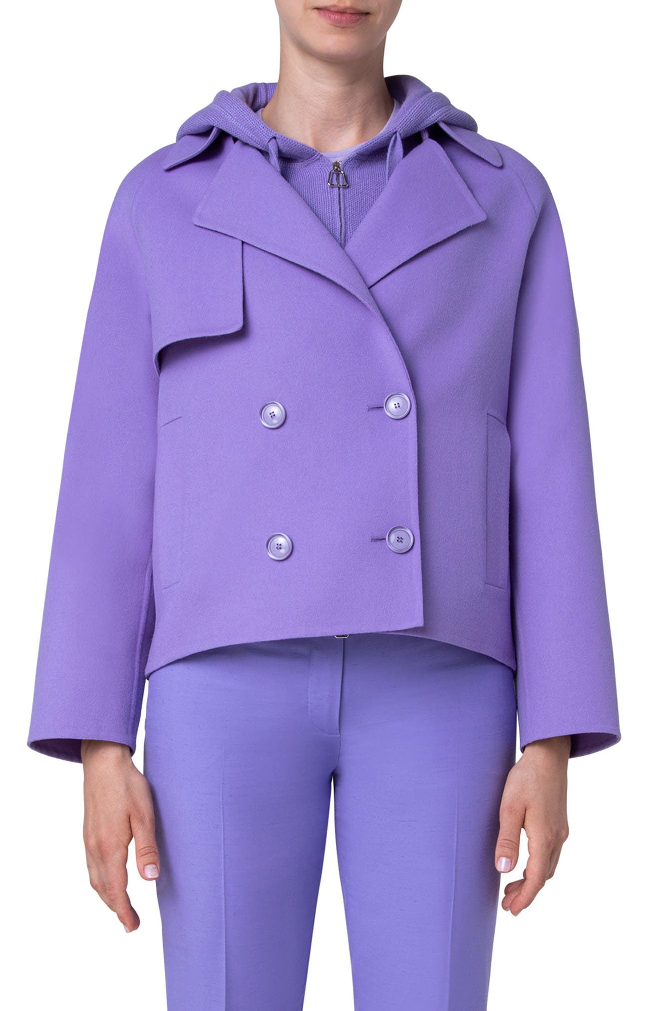 lilac mac coat