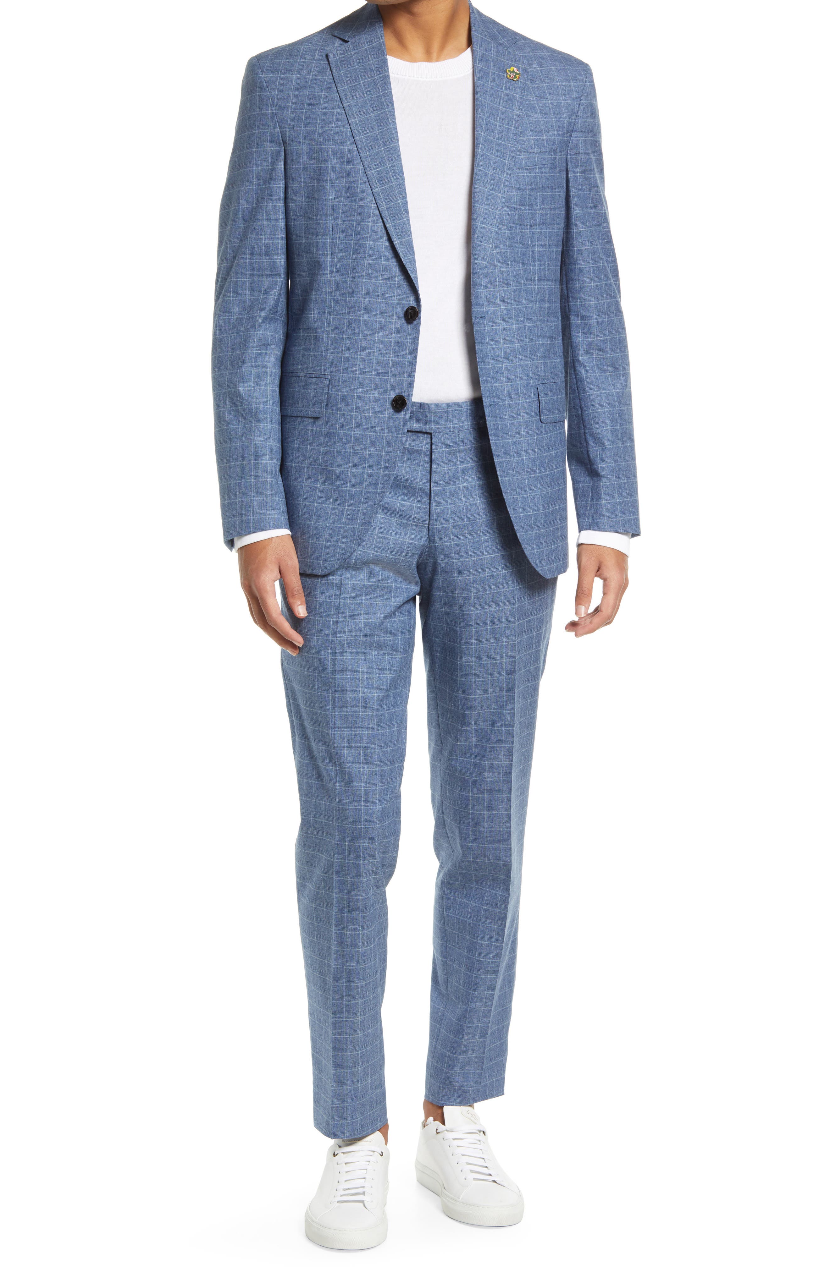 ted baker windowpane suit