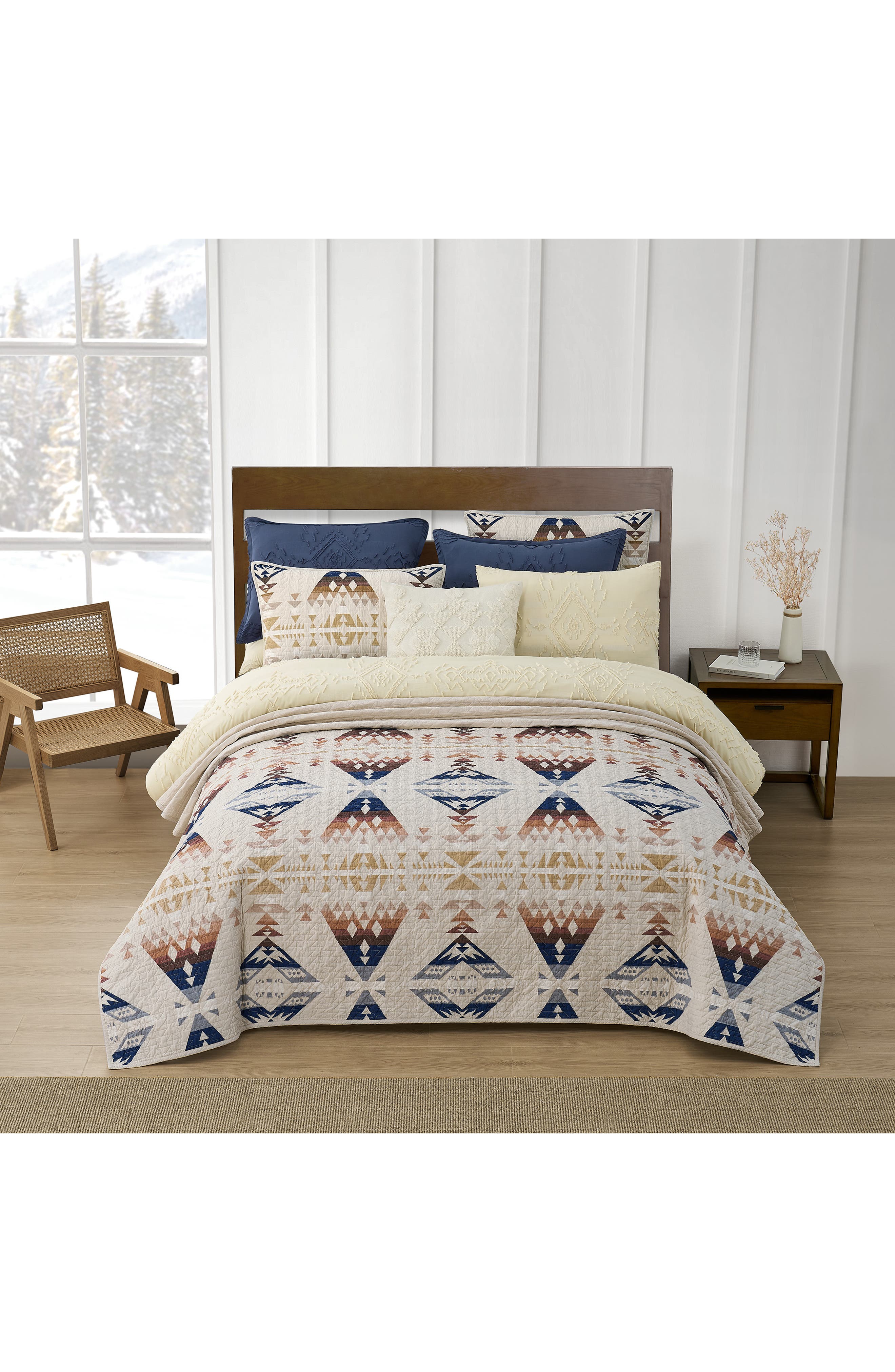 Pendleton Diamond Peak Cotton Quilt & Shams Set Nordstrom