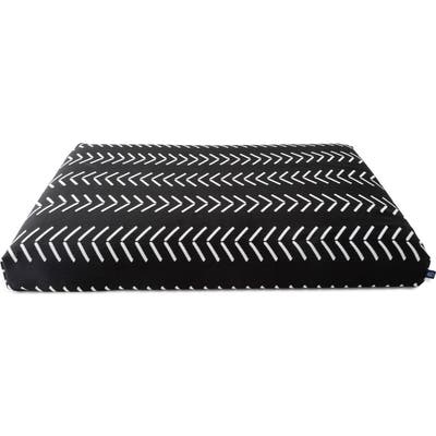 Laylo Pets Black Chevron Dog Bed, Black