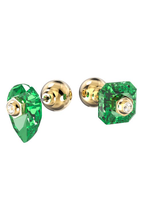 Swarovski Numina Mismatched Stud Earrings in Green at Nordstrom