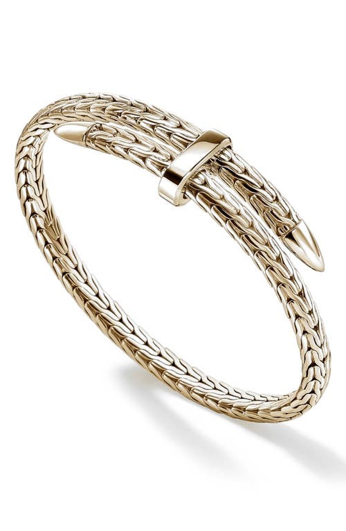 Shop John Hardy Spear 14k Gold Flex Bracelet