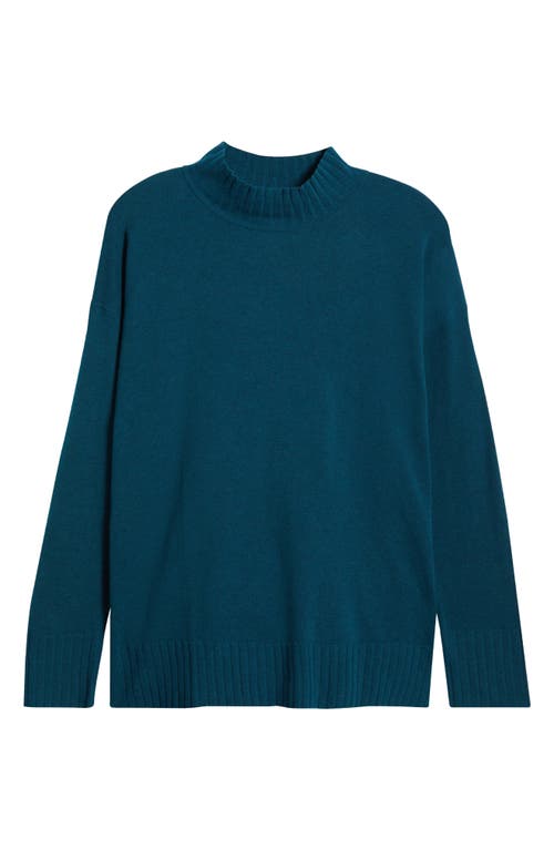 Shop Caslonr Caslon(r) Mock Neck Tunic Sweater In Teal