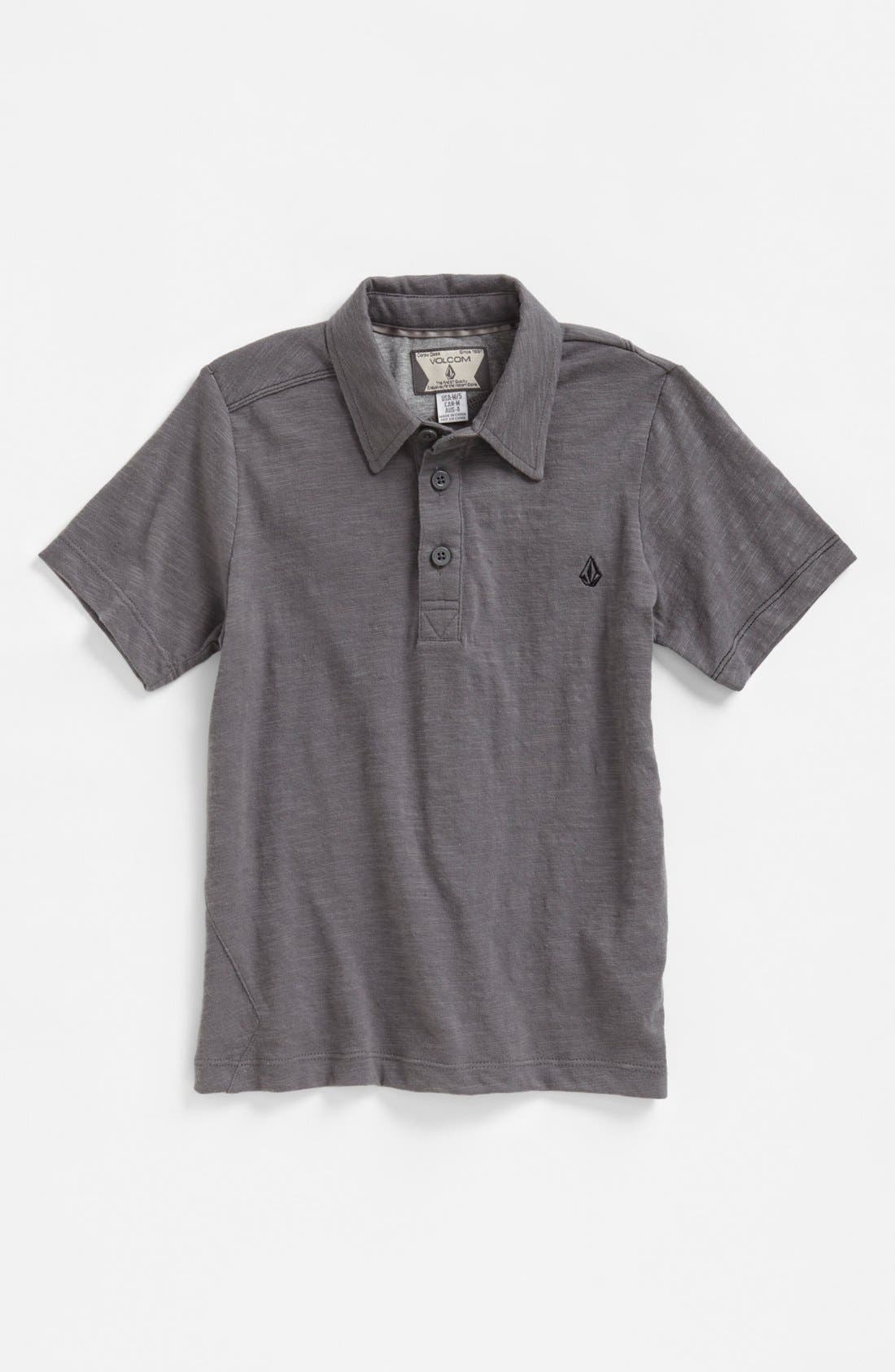'Blackout' Slub Polo (Little Boys & Big Boys) Nordstrom