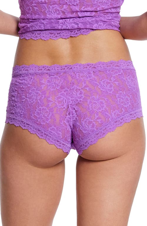 Hanky Panky Signature Lace Boyshort In Violet Haze Purple