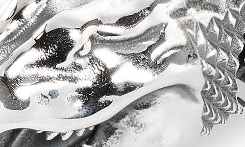 Good Art Hlywd Gator Head Keychain In Silver