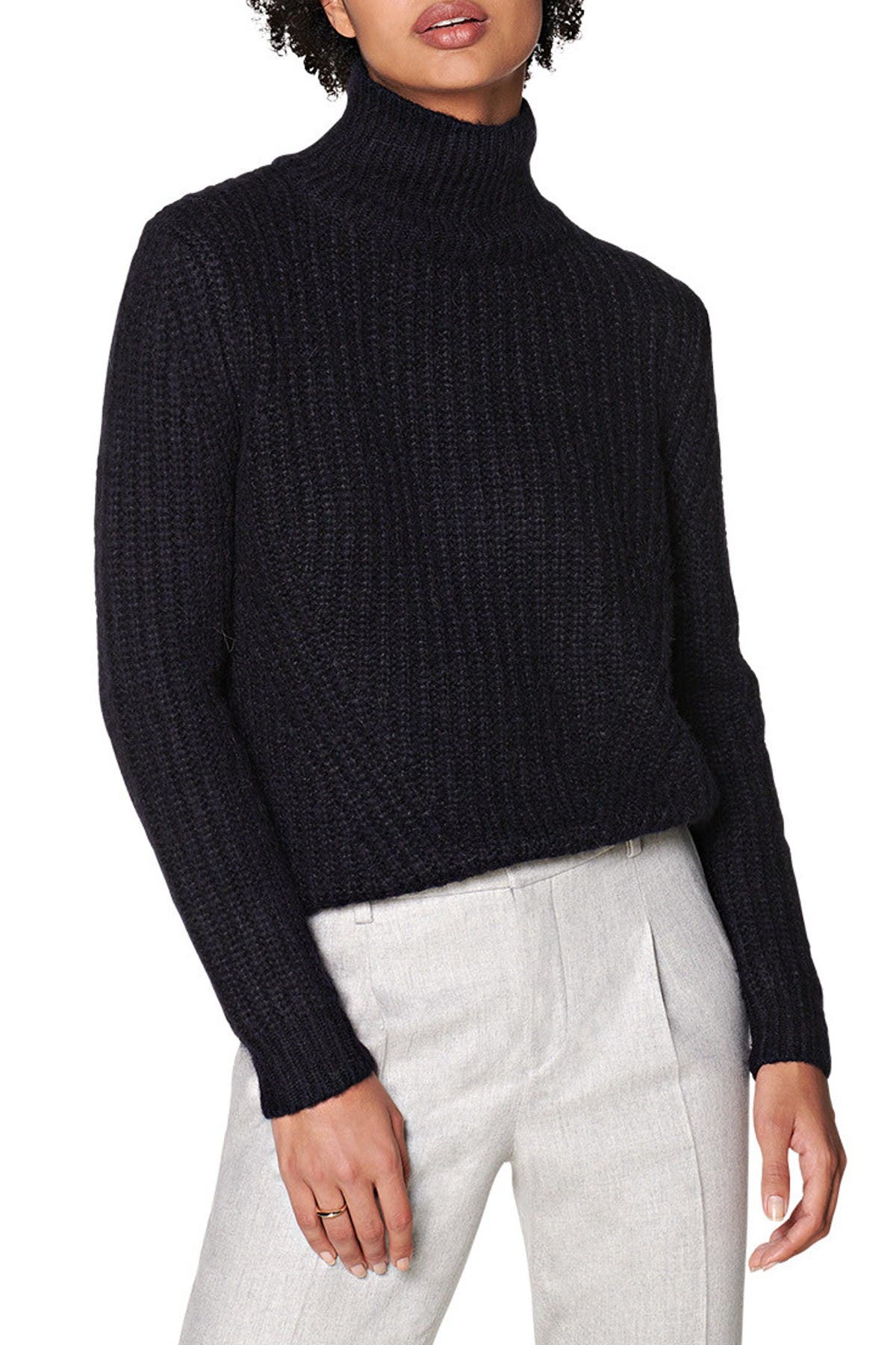 Wool blend turtleneck sweater Clearance