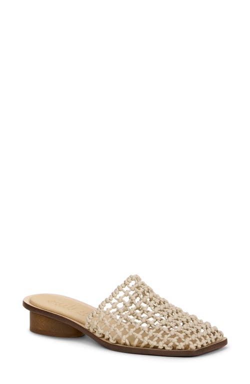 Shop Cult Gaia Merida Woven Mule In Off White