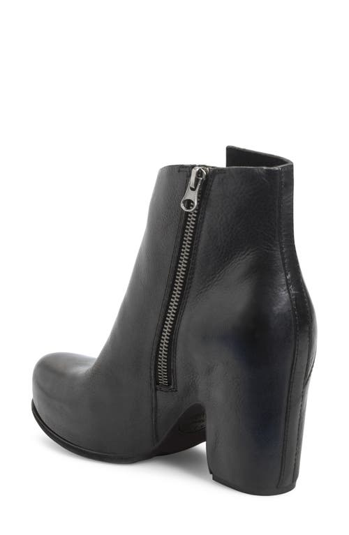 Shop Kork-ease ® Seeley Platform Bootie In Black Leather