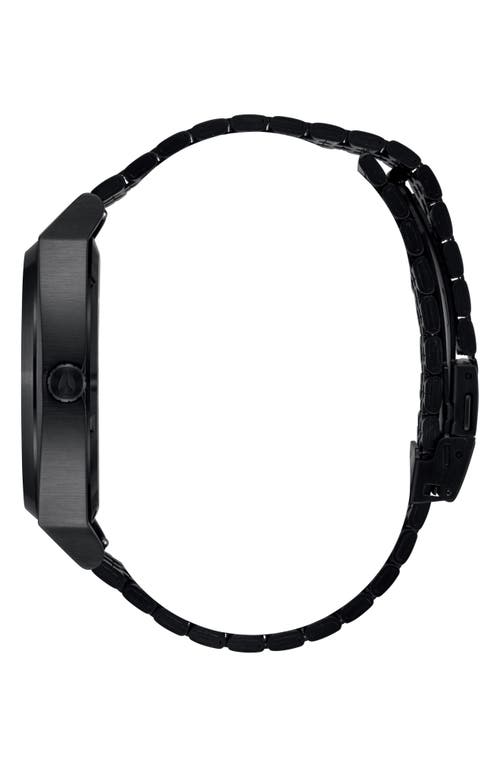 Nixon Time Teller Solar 40mm In All Black/white