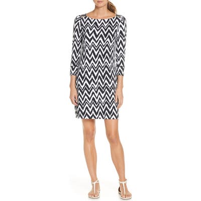 Lilly Pulitzer Sophie Upf 50+ Shift Dress, Black