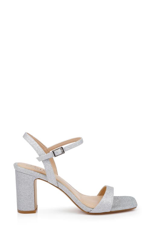 Jewel Badgley Mischka Rayla Ii Sandal In Silver