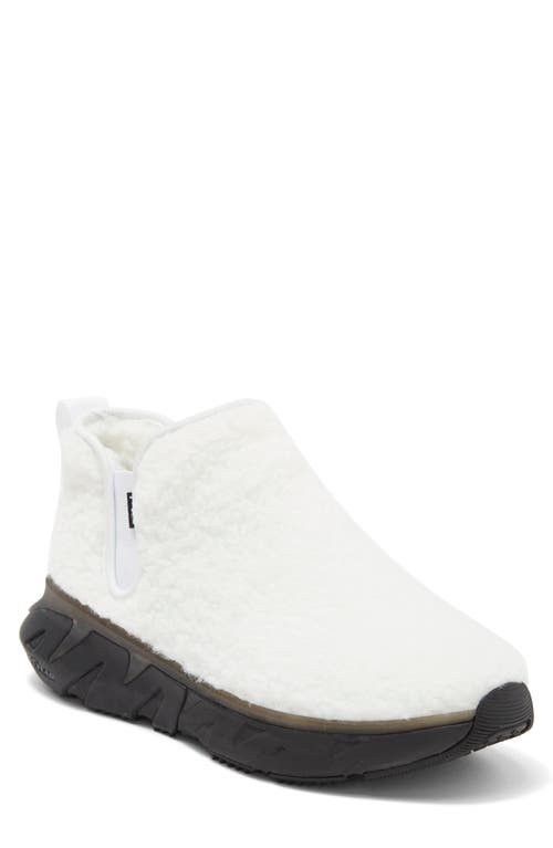 Ziggy-Knylee Faux Shearling Bootie in White