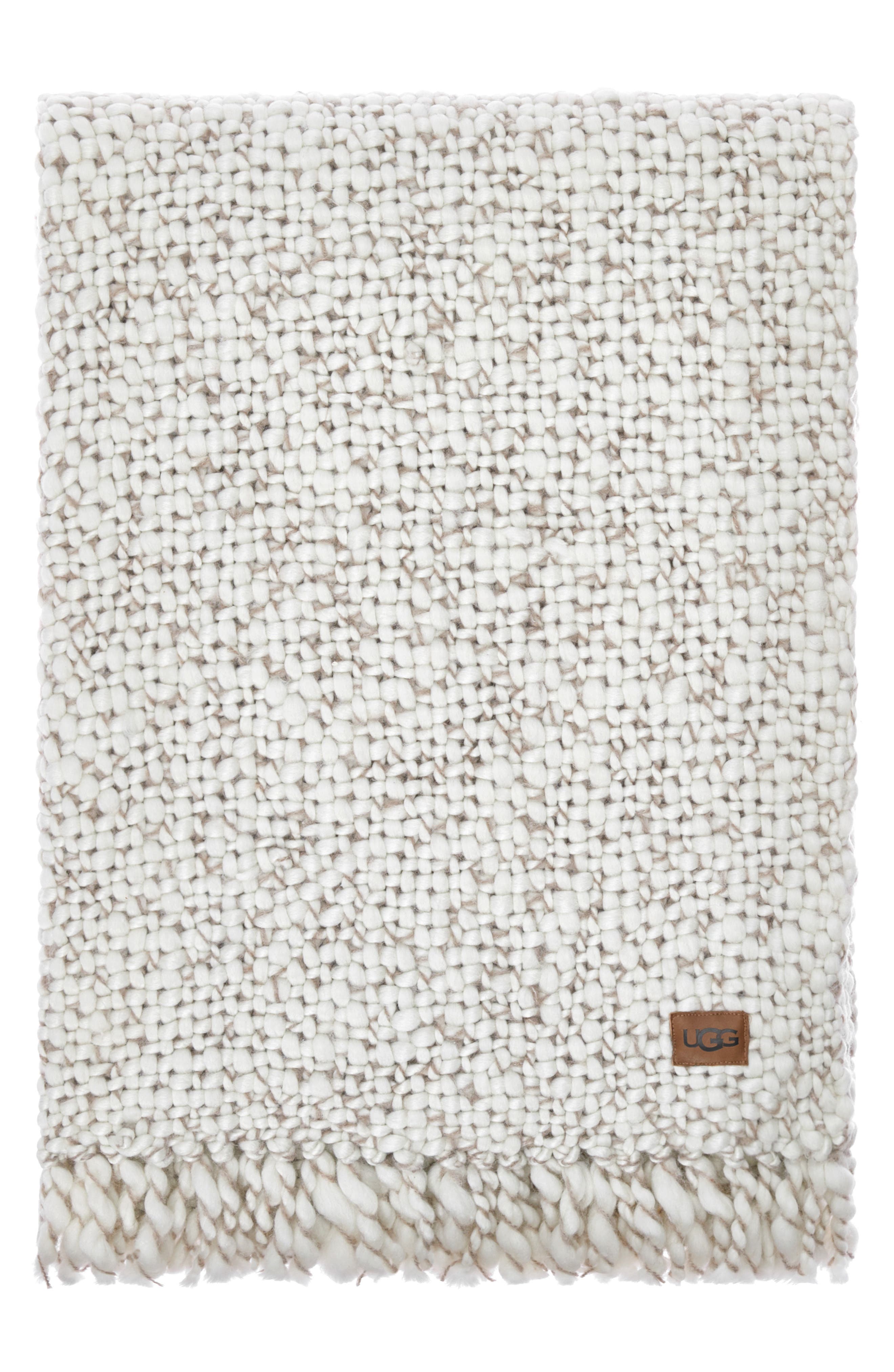 ugg chunky knit throw blanket