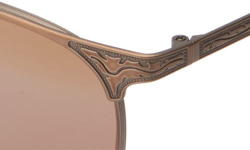Maui Jim 52mm Core Square Polarized Sunglasses In Gold Gold Bronze