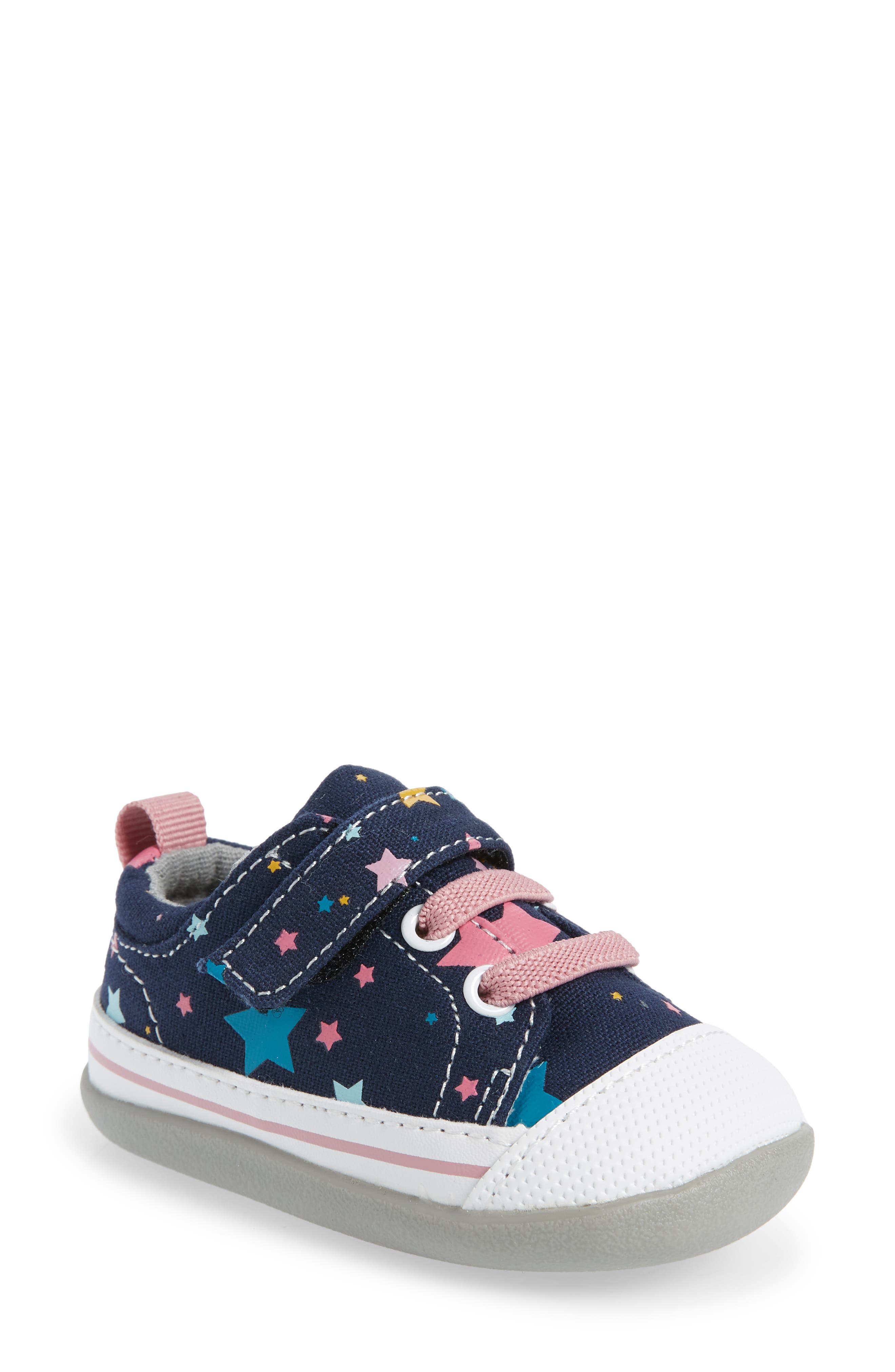 See Kai Run Stevie II Sneaker in Navy/Stars at Nordstrom, Size 6 M