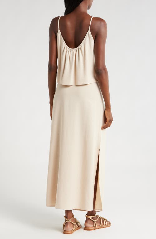 Shop Nordstrom Two-piece Tank & Skirt Cover-up In Beige Beach