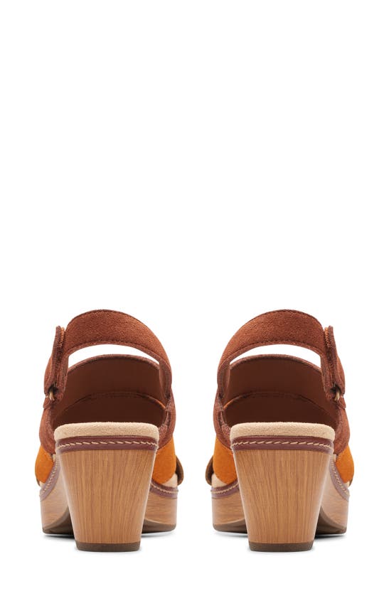 Shop Clarks ® Seannah Glow Sandal In Tan Combi Suede