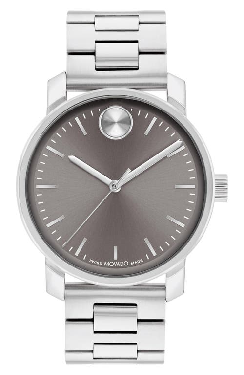 Shop Movado Bold Access Bracelet Watch, 41mm In Silver/gray