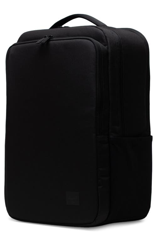 Herschel Supply Co . Kaslo Recycled Polyester Daypack Tech Backpack In Black