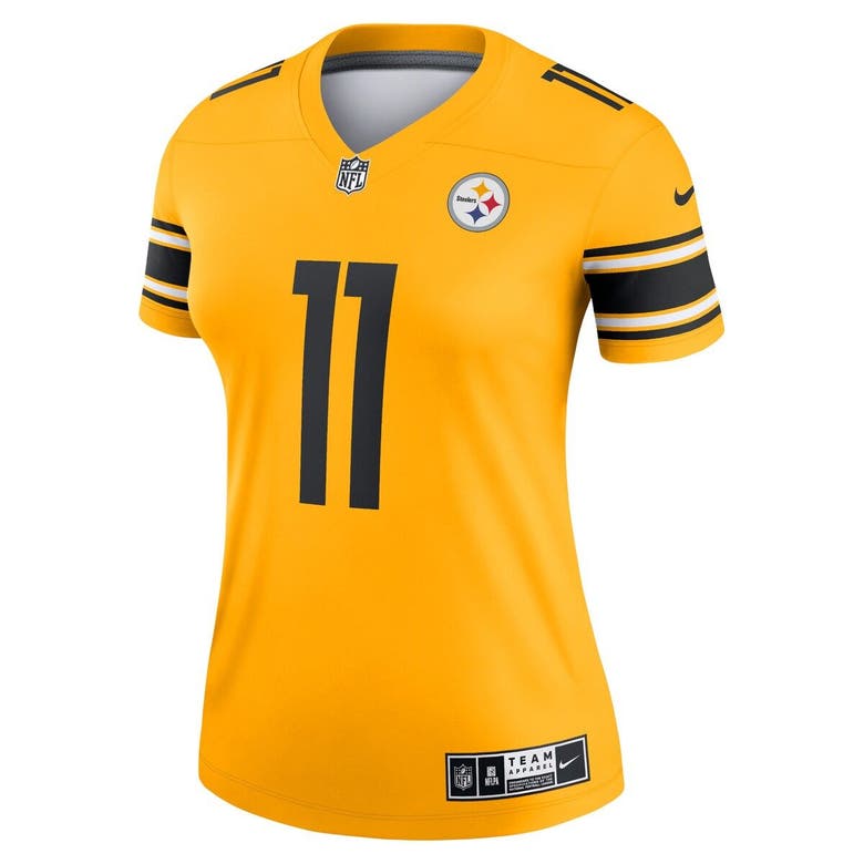 Nike Chase Claypool Gold Pittsburgh Steelers Inverted Legend Game Jersey