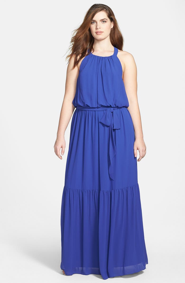 Jessica Simpson Blouson Maxi Dress (Plus Size) | Nordstrom