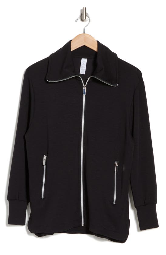 Shop Nanette Lepore Zip Jacket In Black