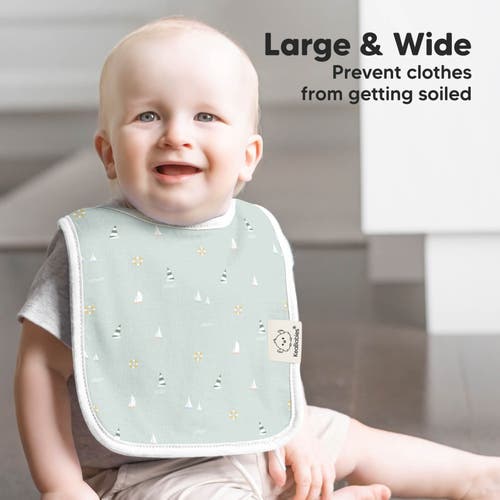 Keababies 8-pack Coast Drool Bibs In Vessels