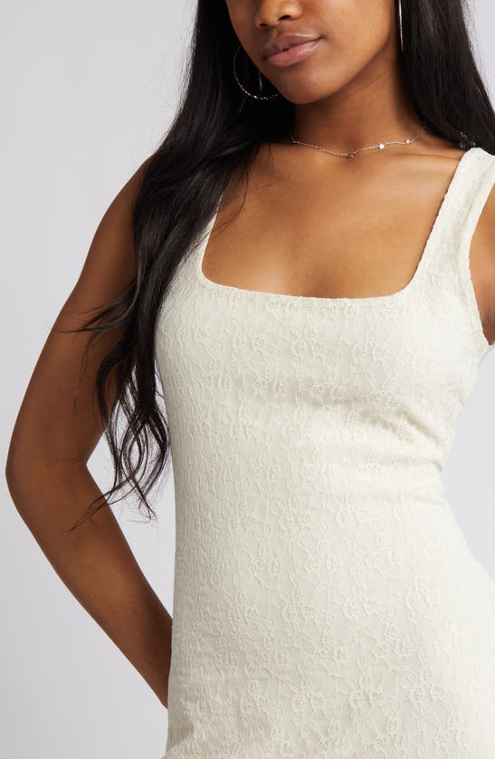 Shop Bp. Lace Sleeveless Maxi Dress In Ivory Dove