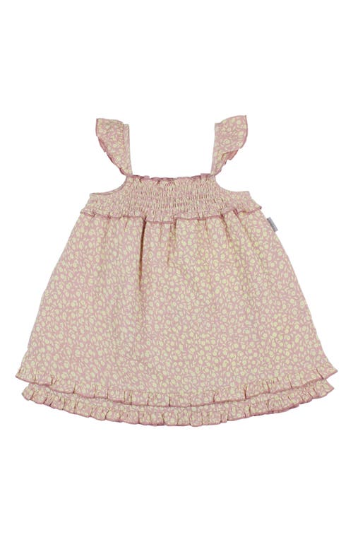 L'Ovedbaby Organic Cotton Muslin Dress in Carnation Floral at Nordstrom, Size 12-18M