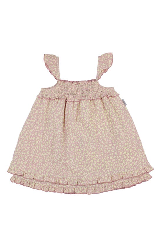 Shop L'ovedbaby Organic Cotton Muslin Dress In Carnation Floral