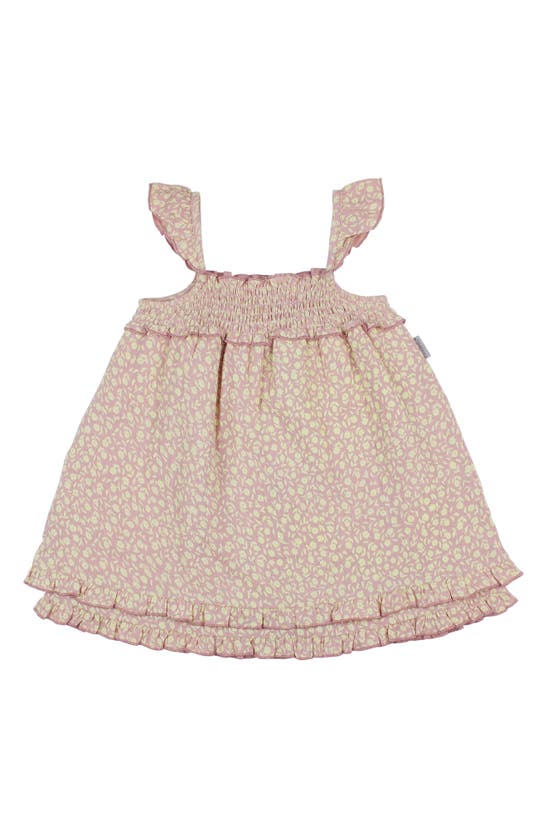 L'ovedbaby Organic Cotton Muslin Dress In Carnation Floral