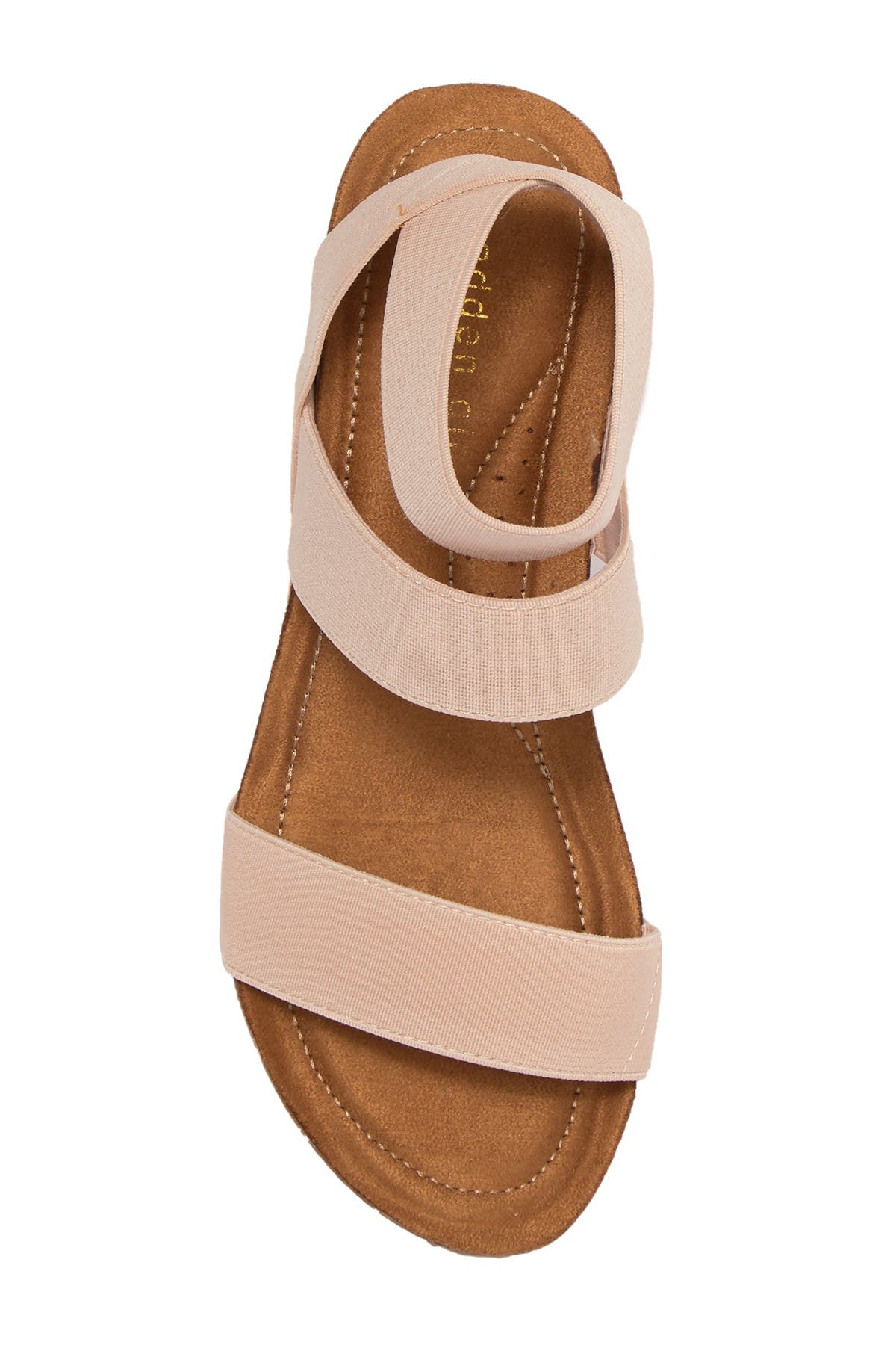 madden girl zoeyy cork wedge sandal