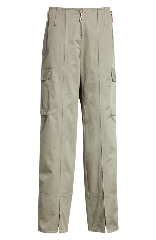 Rabanne Cargo Pants In Vert Parka