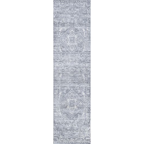 Jonathan Y Modern Persian Vintage Medallion Area Rug In Gray