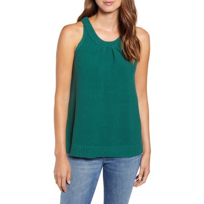 Caslon Sweater Tank, Green