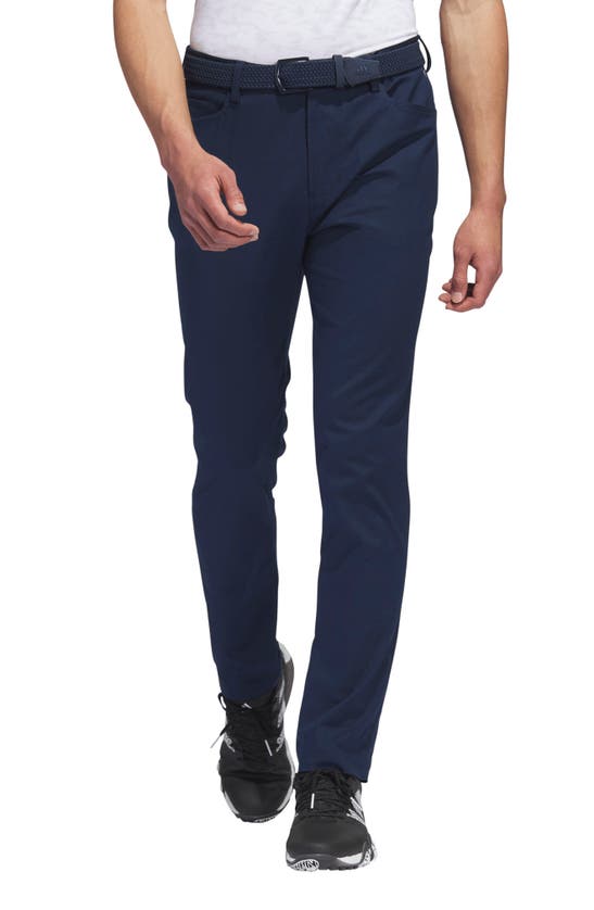 Adidas Golf Go-to 5-pocket Stretch Twill Golf Pants In Collegiate Navy