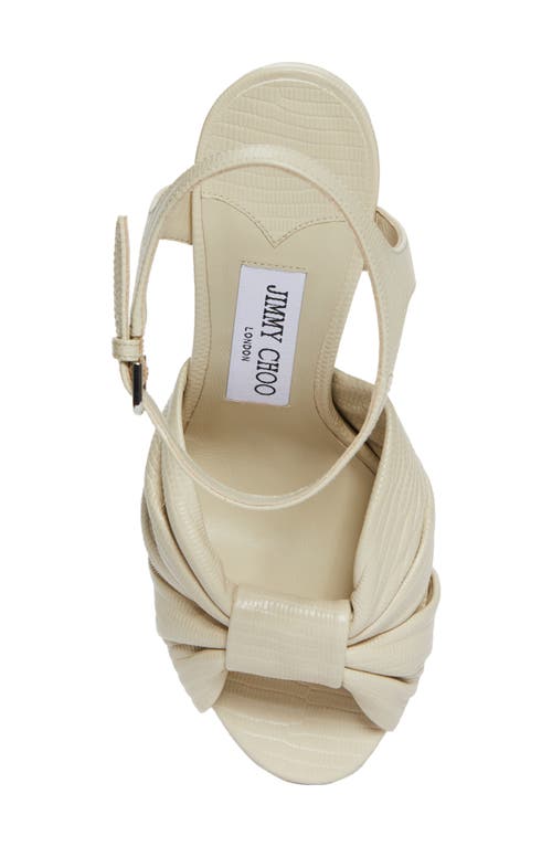 Shop Jimmy Choo Heloise Platform Sandal In Bamboo