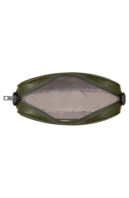 Champs Onyx Leather Camera Bag In Khaki