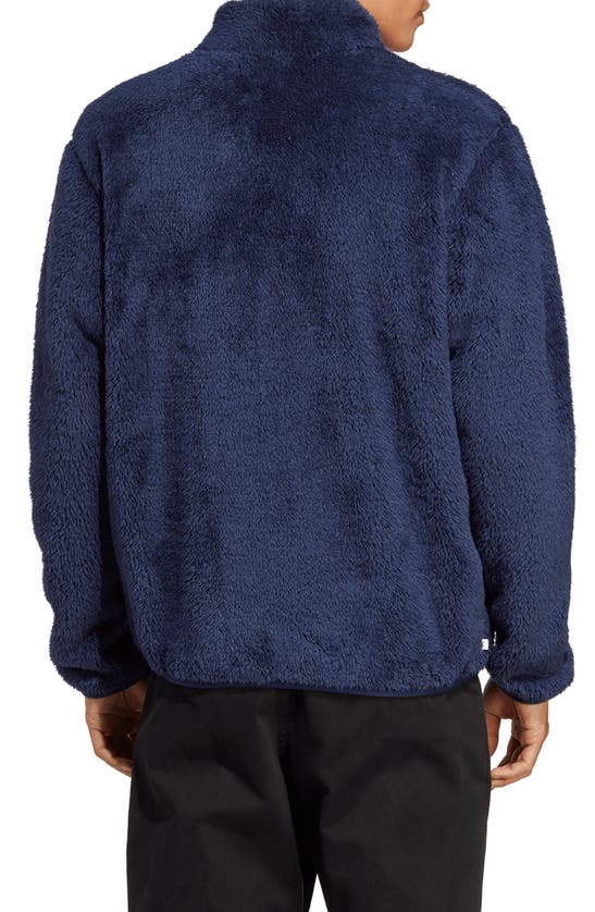 ADIDAS ORIGINALS ESSENTIAL FLUFFY FLEECE JACKET