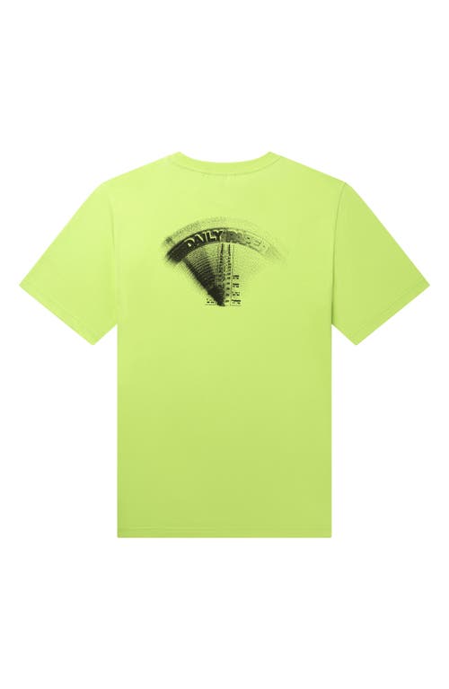 Shop Daily Paper Metronome Cotton Graphic T-shirt In Daiquiri Green