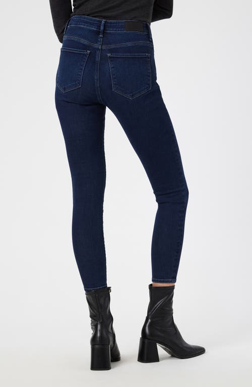 Shop Mavi Jeans Tess Ankle Skinny Jeans In Dark Blue Supersoft