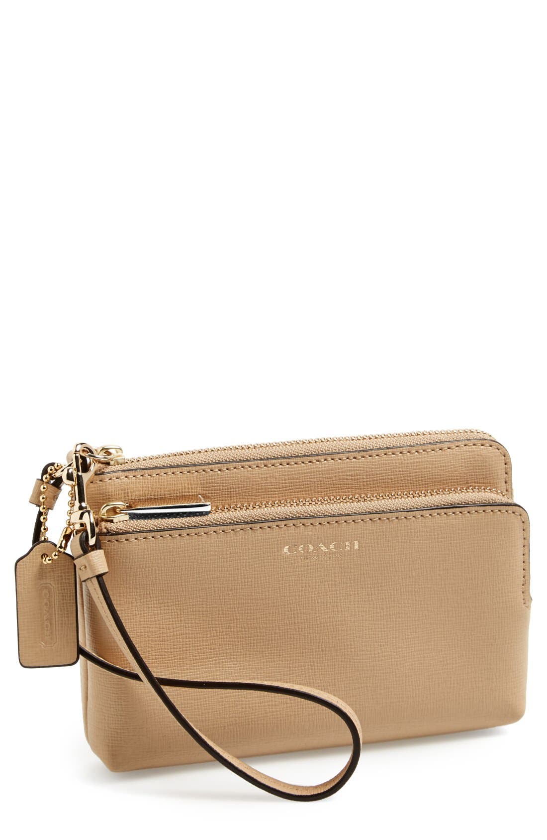 COACH Saffiano Leather Phone Wristlet Nordstrom