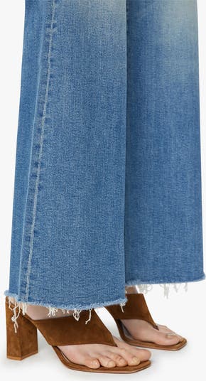 MOTHER The Roller High Waist Wide Leg Jeans