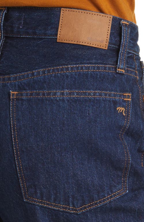 Madewell Tapered Nonstretch Denim Jeans In Dressler Wash