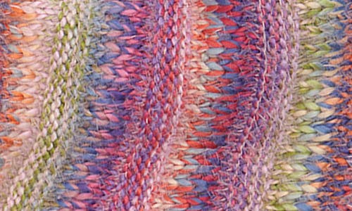 Shop Saachi Multicolored Knit Scarf In Purple Multi