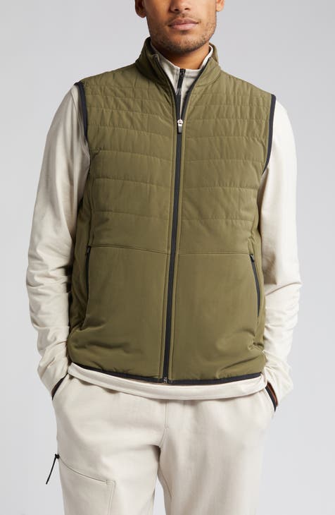Men Sleeveless Coat Sport Tops Vest Mesh Lining Casual Zipper Waistcoat  Jacket ~
