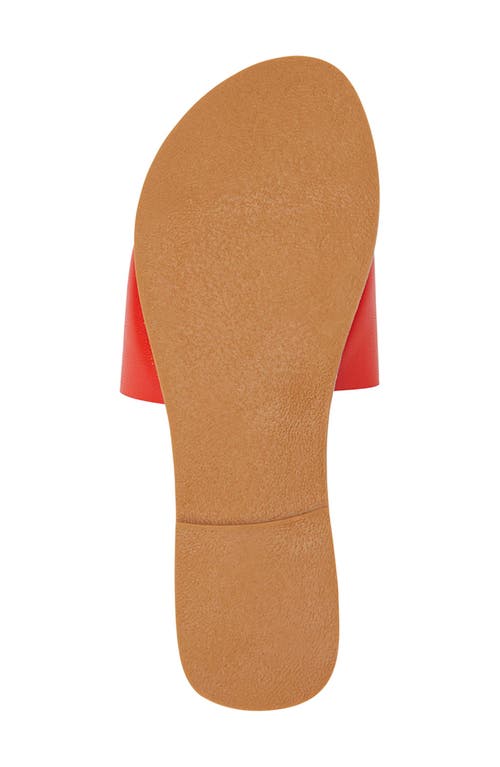 Shop Beach By Matisse Bonfire Slide Sandal In Pink/red