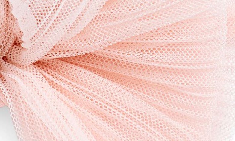 Baby Bling Tulle Fab Bow Headband In Pleated Rose Quartz