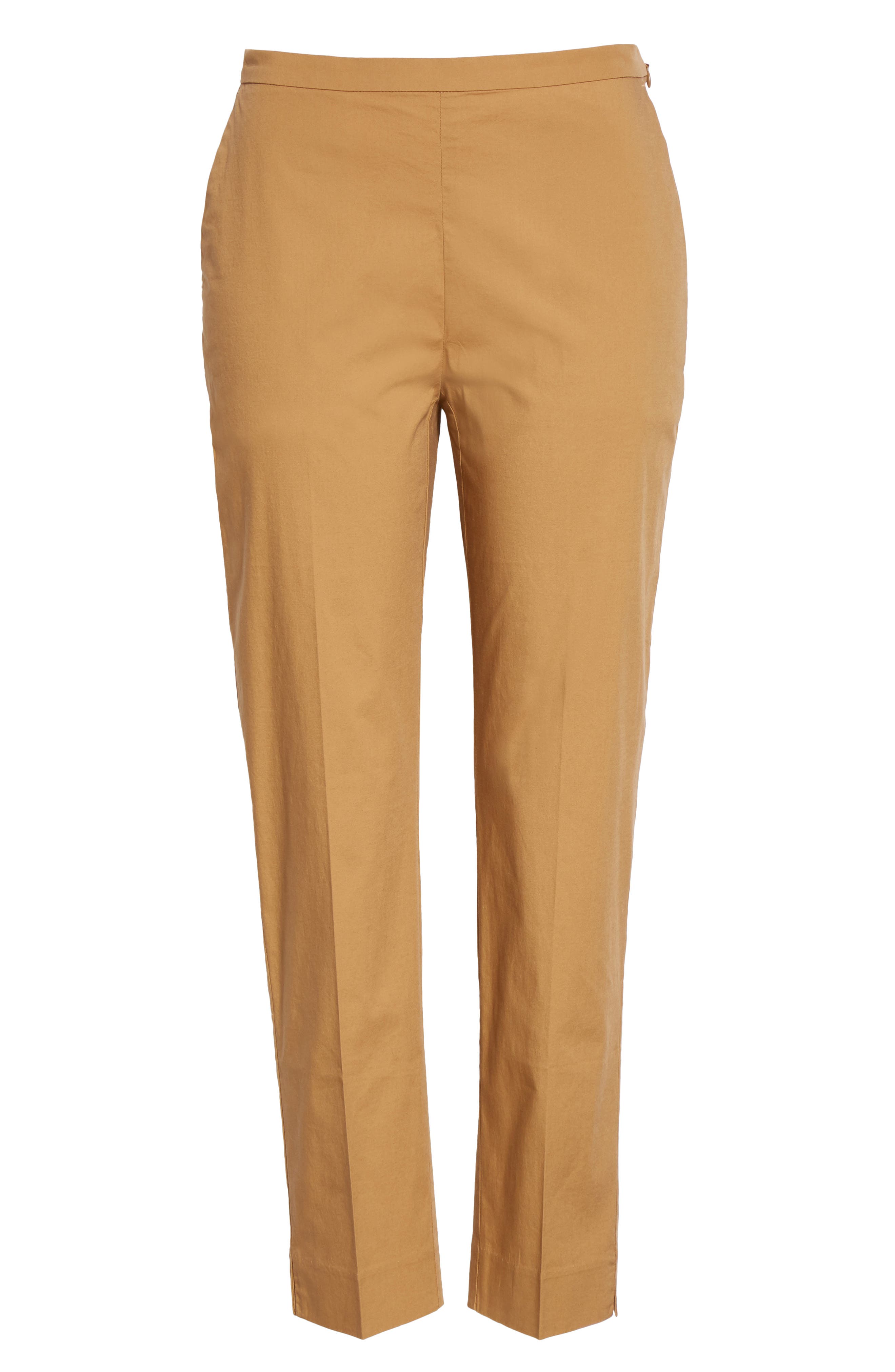 eileen fisher high waist tapered ankle jeans